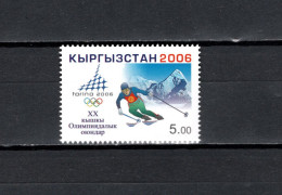 Kyrgyzstan 2006 Olympic Games Turin Torino Stamp MNH - Hiver 2006: Torino