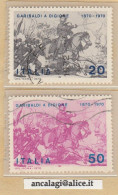 USATI ITALIA 1970 - Ref.0262C "GIUSEPPE GARIBALDI" Serie Di 2 Val. - - 1961-70: Oblitérés