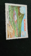 NİARAGUA-1970-80     2.50  CORD  DAMGALI - Nicaragua