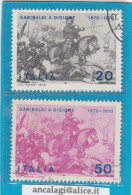 USATI ITALIA 1970 - Ref.0262D "GIUSEPPE GARIBALDI" Serie Di 2 Val. - - 1961-70: Used