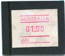 AUSTRALIA - 1988  1$  FRAMA  POSSUM   NO POSTCODE  A61  FINE USED - Vignette [ATM]