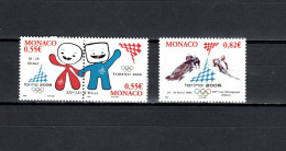 Monaco 2006 Olympic Games Turin Torino Set Of 3 MNH - Winter 2006: Torino