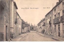 21 .n°108356 .  Is Sur Tille . Rue De Langres .le Clocher . - Is Sur Tille