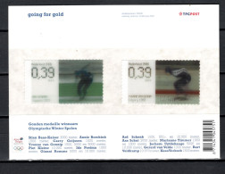 Netherlands 2006 Olympic Games Turin Torino Set Of 2 3-D Stamps On Stamp Card MNH - Hiver 2006: Torino