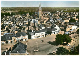 35.LA GUERCHE DE BRETAGNE.n°12.VUE GENERALE.EN AVION AU DESSUS DE.....CPSM. - La Guerche-de-Bretagne