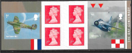 2018 G.B PM59 'The RAF Centenary' - 6 X 1st Class Stamps Booklet HRD2-B - Libretti