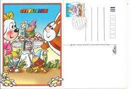 Card Czech Republic Ctyrlistek - Four-Leaf Clover 2010 Fifinka, Pinda And Dwarves - Fumetti