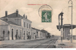 28 .n°108417 .  Courtalain . La Gare . Vue Generale . - Courtalain