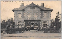 28 . N°46947 . Maintenon . Buffet Hotel De La Gare - Maintenon