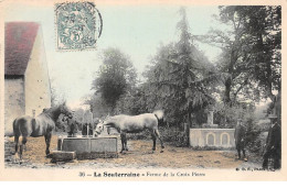 23 .n°109657 .  La Souterraine . Chevaux . La Ferme De La Croix Pierre  . - La Souterraine