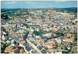 23.LA SOUTERRAINE.n°20049.VUE GENERALE AERIENNE.CPSM. - La Souterraine