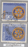 USATI ITALIA 1970 - Ref.0264 "ROTARY INTERNATIONAL" Serie Di 2 Val. - - 1961-70: Afgestempeld