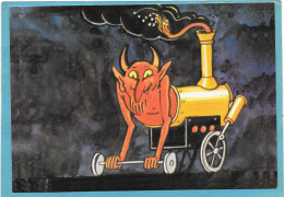 TOMI UNGERER - DIABLE, SATAN Sur Locomotive - Ungerer