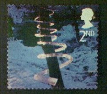 Great Britain, Scott #2165, Used (o), 2003, Christmas: Ice Spiral, 2nd, Multicolored - Oblitérés