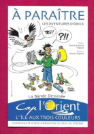 CPM.   BD.   Les Aventures D'Orick.    Nicolas Tabary.   Cap L'Orient.   Postcard. - Comics