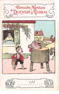 Illustrateur - N°65571 - B. Rabier - Biscuits Nantais Ducasse & Guibal - Garçon Tirant La Langue à Une Tête De Cochon - Rabier, B.