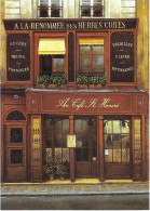 CPM - édit. L'AVION POSTAL - RF 83 - Au Café St. Honoré ;PARIS, Par ANDRE RENOUX - Cafés