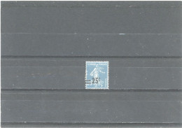 VARIÉTÉS -N°217 N**  SEMEUSE CAMÉE BLEU  -25 /30 C  - " R" DE REPUBLIQUE EMPUTÉ ET SURCHARGE DÉCALÉE A GAUCHE - Ongebruikt