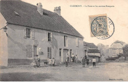 52 - SAN62876 - CLEFMONT - La Poste Et Les Anciens Remparts - Clefmont
