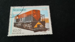 NİARAGUA-1970-80     2.00   CORD  DAMGALI - Nicaragua