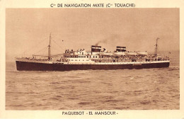 BATEAUX - SAN64780 - Cie De Navigation Mixte -Cie Touache) - Paquebot "El Mansour" - Paquebots
