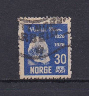 NORVEGE 1928 TIMBRE N°131 OBLITERE HENRIK IBSEN - Gebraucht