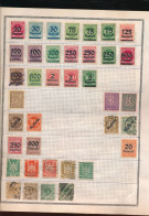 Lot Allemagne Germany Reich Deutsches Post Sowjetische Bundes Mark Europa Demokratische Millionen ( Tous Scannés) - Collections