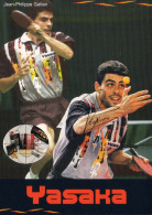 France, Jean-Philippe Gatien, With Signature / Carte Signée - Table Tennis