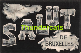 CPA BRUXELLES SALUT DE BRUXELLES  - Panoramische Zichten, Meerdere Zichten