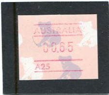 AUSTRALIA - 1990  65c  FRAMA  KOALAS  NO POSTCODE  A25 (RINGWOOD)  MINT NH - Viñetas De Franqueo [ATM]