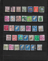 Lot Timbres Japon Oblitérés - Other & Unclassified