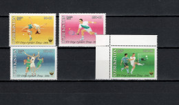 Uzbekistan 2006 Sport, Asia Games Doha, Football Soccer, Basketball, Tennis Etc. Set Of 4 MNH - Otros & Sin Clasificación