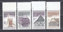 Denmark 1997 - Architekture, Mi-Nr. 1146/49, MNH** - Unused Stamps