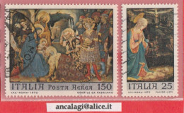 USATI ITALIA 1970 - Ref.0268A "1^ Comm. Del NATALE" Serie Di 2 Val. - - 1961-70: Oblitérés