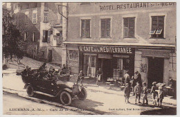 6 - B11487CPA - LUCERAM - Café De La Méditerranée - Parfait état - ALPES-MARITIMES - Lucéram