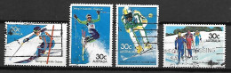 AUSTRALIE   -  1983.  Série Complète.   Sports  D' Hiver.  Ski,  Freestyle.... - Usados