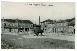 51 - B2877CPA - GIVRY EN ARGONNE - La Place - Parfait état - MARNE - Givry En Argonne