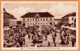 57 - B34084CPA - FORBACH - Place Du Marché Et Hotel De Ville - Très Bon état - MOSELLE - Forbach