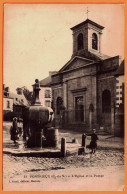 22 - B34055CPA - PONTRIEUX - Eglise Et Pompe - Très Bon état - COTES-D'ARMOR - Pontrieux