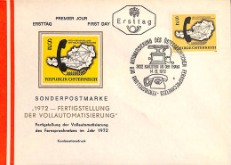 [900578]TB//-Autriche 1972 - FDC, Documents, Télécom - Telecom