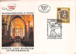 [900487]TB//-Autriche 1995 - FDC, Documents, Eglises Et Cathédrale, Religions & Croyances - Kirchen U. Kathedralen
