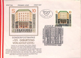 [900460]TB//-Autriche 1995 -  FDC, Documents,Architecture - Sonstige