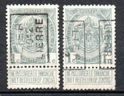 1846 Voorafstempeling Op Nr 81 - LIER 1912 LIERRE - Positie A & B - Roulettes 1910-19