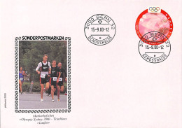 [900741]TB//-Suisse 2000 - FDC, Documents, Jeux Olympiques, Sports, Athlétisme - Verano 2000: Sydney
