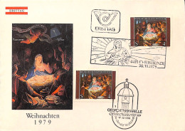 [900681]TB//-Autriche 1979 - FDC, Documents, Fêtes, Noël, Religion, Arts - Noël