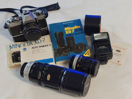 Minolta XD7 With Lenses And Accessories - Fotoapparate