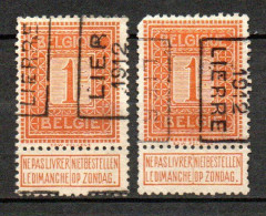 2012 Voorafstempeling Op Nr 108 - LIER 1912 LIERRE - Positie A & B - Roller Precancels 1910-19