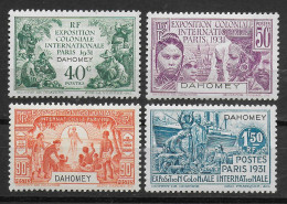 DAHOMEY 1931 - YT 99/102** SERIE COMPLETE - Unused Stamps