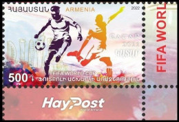 Armenia 2022. "XXII World Cup FIFA. Qatar 2022" 1v Quality:100% - Arménie