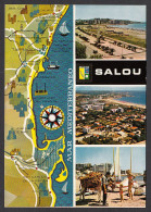 091246/ SALOU, Mapa Geográfico Ilustrado - Tarragona